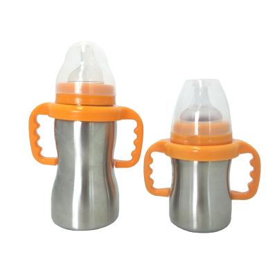 China BPA Free Leak Proof Stainless Steel Shatterproof Baby Bottle for sale