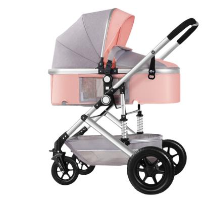 China Black Carreolas Para Bebes Travel System Stroller Multifunctional Baby Stroller Pram 2 Purpose Folding Stroller 3 In 1 Stroller For Baby for sale