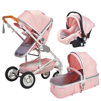 China Wholesale Multifunctional Purpose Baby Carriage Travel Trolley 2 in 1 Stroller Baby/Coches Para Bebes Kinderwagen 3 in 1 Pram Luxury Stroller for Baby for sale