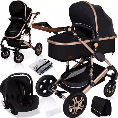 China Multifunctional Purpose Cheap Newborn Products Travel Trolley Folding 2 In 1 Pram Coches Para Bebes Luxury Stroller 3 In 1 Stroller For Baby for sale