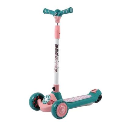 China PU Wheel Children Baby Kids Instant Light Up Scooters Wheel 3 Three In One Toys 1 Kick Scooters Foot Scooter Widened Outer Wheels 2 for sale