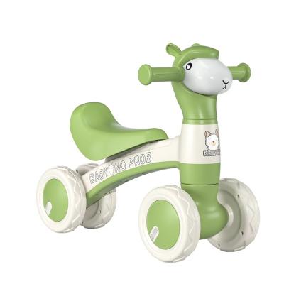 China Exercise Balance 4 Wheel Kids Pedal Balance Bike Won't Blow Blow Ride On Car Toys With Light And Music Player Bike for sale