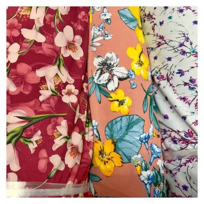 China Wholesale Four Way Stretch Polyester Printing Fabric Stretch Material For Women Running Clothing Fabric for sale