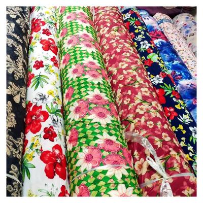 China High Quality Printed Stretch Spandex Four Way Polyester Fabric Material For Women's Clothing Running Cloth for sale