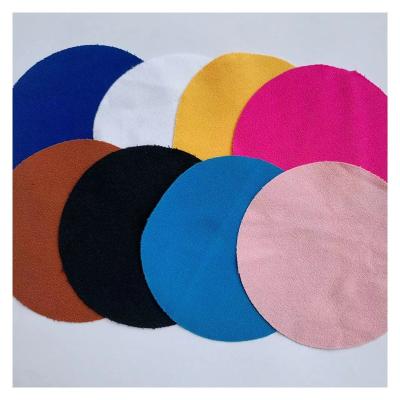 China Anti-Static Comfortable Colorful Scuba 100%Polyester Crepe Knit Fabric Solid Color Mixed Running Fabric for sale