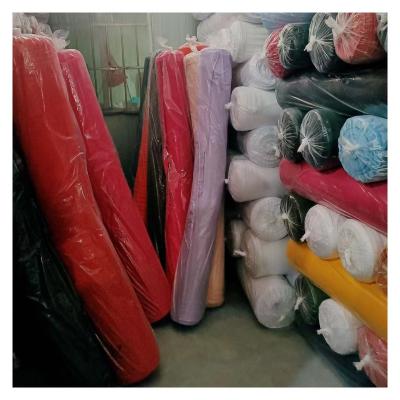 China Shaoxing anti-static sale like mixed fabric double brush hot cakes DTY stocklot of textile knitted stock fabric for sale