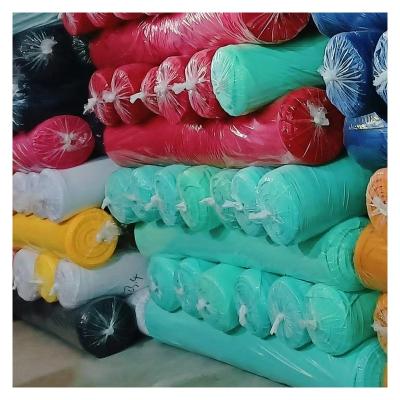 China Shaoxing Textile Fabrics Antistatic High Quality 100%teryleneDTY Double Brushed Polyester For Tablecloth Stock Fabric for sale