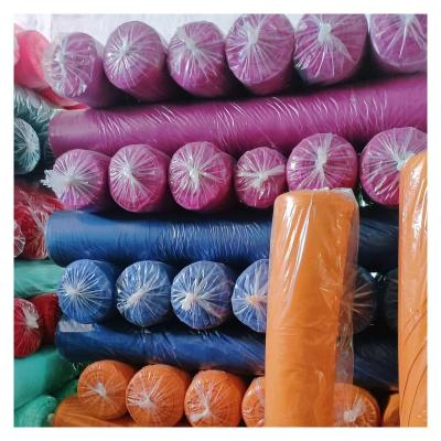 China China Antistatic Wholesale Best Selling How Polyester DTY Soft Warm Color More Than Common Plain Garments Fabrics for sale