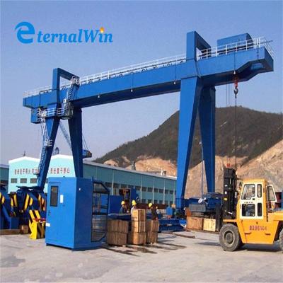 China Single Girder Gantry Crane 1~32ton Double Girder Gantry Crane With Hook Grab for sale