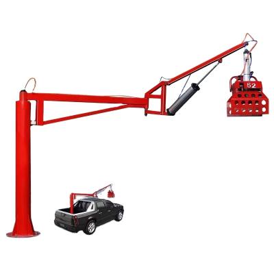 China Factory Sale Mobile Jib Crane Pneumatic Dipper Manipulator with Wheel for Sale for Lifting Fertilizer, Cement in Warehouse for sale