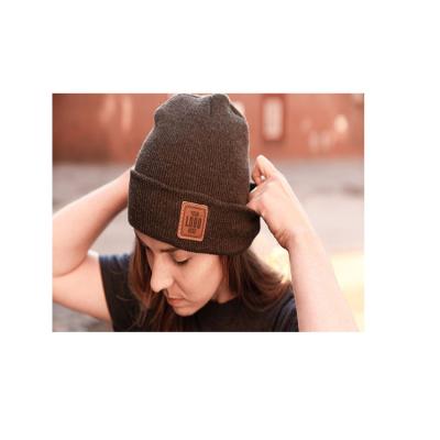 China COMMON Modern Simplicity Logo Customization Winter Fashion Leisure Unisex Warm Hat for sale