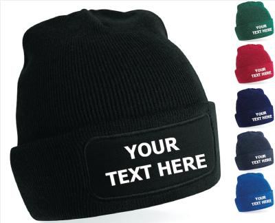 China JOINT Cheap Custom Knitted Beanie Hats For Men Wholesale With Woven Label for sale