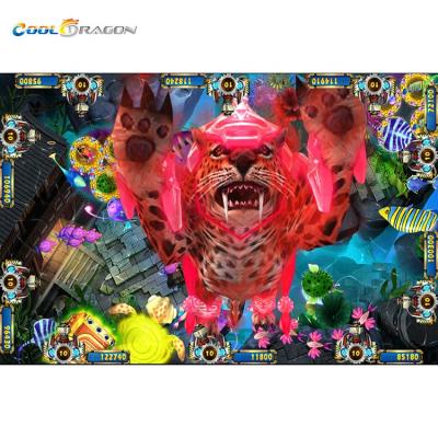 China Copper Wire Leopard Strike Fish Game For 8 Players Fish Table Game Hook Fish Game Machine for sale