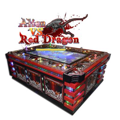 China Game Software of Hunter Video Game Coin Operated Arcade Fishing Shooting Game Machine Aline Vs Red Dragon Fish Copper Wire Fish for sale