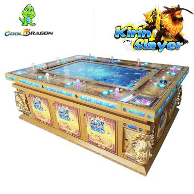 China Copper Wire Kirin Slayer Fishing Game Board 8 Player Fish Coin Operated Game Machine for sale