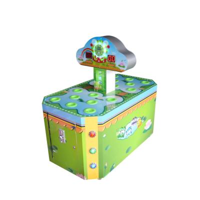 China Copper Wire Coin Operated Electronic Ticket Machine Deluxe Frog Pop Up Hammer 2player Kids Game Machine for sale