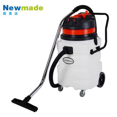 China 90L Hotel Stainless Steel Wet And Dry Vacuum Cleaner For Industrial for sale