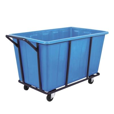 China Modern Laundry Wet Trolley Cart Plastic Hotel Laundry Cart for sale