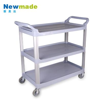 China Plastic Plastic Trolley Serving Cart for Restaurant for sale