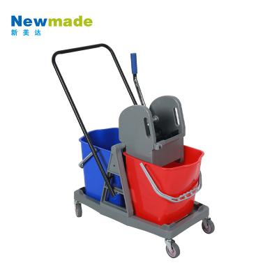 China Down Press 46L Double Wringer Cart 85*44*92 for sale