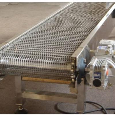 China Heat Resistant Mesh Belt Conveyor, 0.75 Kw Motor for sale