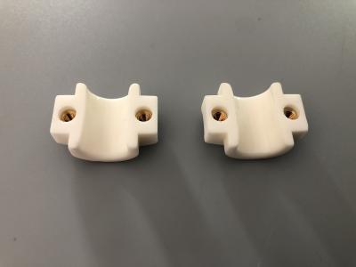 China Op maat gemaakte slijtvast alumina keramisch warmtebestendige geankerde keramische ooglets Te koop