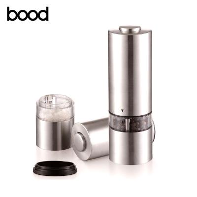 China Viable Mini Size Portable Electric Salt Pepper Grinder LFGB CE RoHS Approved Mill for sale