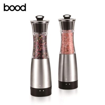 China Sustainable Automatic Gravity Salt and Pepper Mill Grinder Set for sale