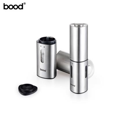 China New Design Sustainable Salt and Pepper Mill Grinder in Stainless Steel Triangular Body LFGB CE RoHS Approved for sale