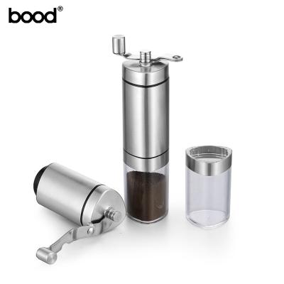 China Amazon Hot Selling Home Manual Burr Coffee Grinder with Foldable Handle in Triangular Shape for sale