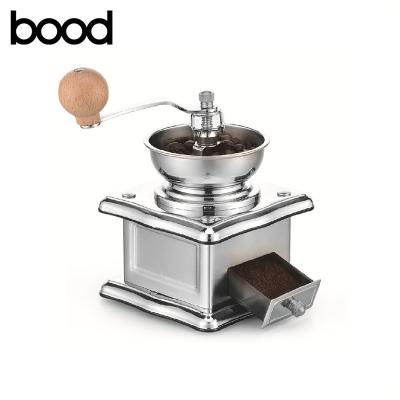 China Large capacity burr home manual coffee grinder/stainless steel manual coffee grinder for sale