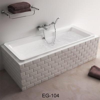 China Hangzhou Eco-Friendly Small Acrylic Soaking Bathtub for sale