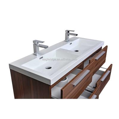 China Modern Double Bowl Bathroom Vanity , Bathroom Vanity Double for sale