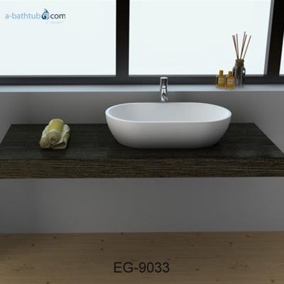 China Small Size Eco-friendly Color Stone Art Hand Wash Basin Bathroom From China for sale