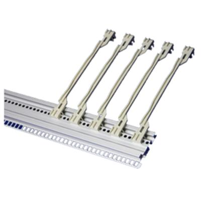 China Electronic Instruments Direct Selling Customized Colors And Sizes Performance Stable Guide Rail Extruded Aluminum Profile For Subrack for sale