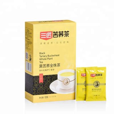 China Sanjiang High Quality Decaffeinated Nature Buckwheat 100% Black Bitter Weight Loss Slimming Tea for sale