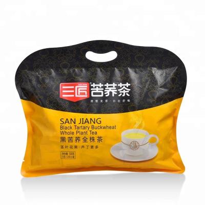 China Sanjiang decaffeinated nature high quality 100% black tartary buckwheat slimming tea for sale