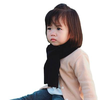 China Warmer Kids Scarf 15x120cm Long Fleece Scarf Winter Adjustable Neck Warmer Kids Scarf For Boys Girls (Red, Black, Pink, Beige) for sale