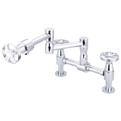 China Industrial Bridge Farmhouse Style Toilet Sink Pull Down Faucet for sale