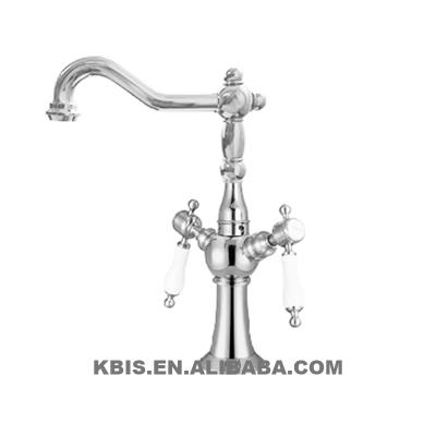 China Victorian Style Single Hole Porcelain Lever Handle Toilet Sink Faucet for sale