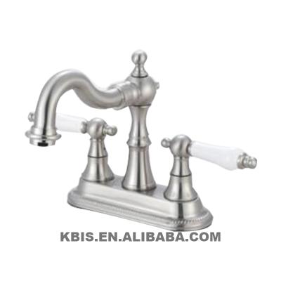 China Victorian Style Centerset Porcelain Lever Handle Toilet Sink Faucet for sale