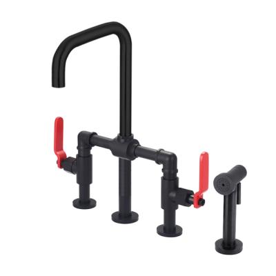 China High Bridge Black Spike Faucet Sprayer for sale