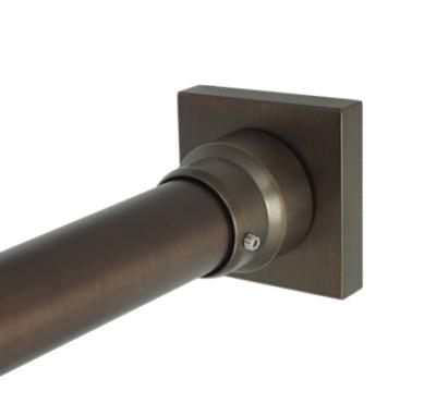 China Sustainable Oil Rubbed Bronze Cubic Shower Curtain Rod Bracket for sale