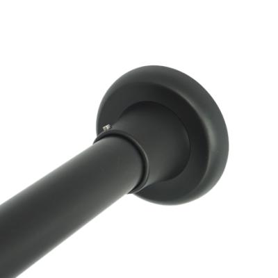 China Viable Accessories of Matte Black Classic Curtain Rod for sale