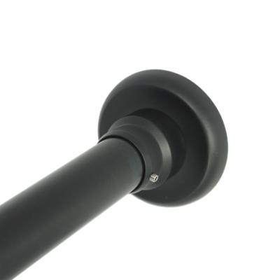 China Matte Black Classic Shower Curtain viable Rod Bracket for sale