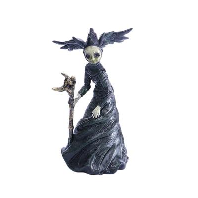 China Europe Halloween Witch Life in Her Peripheral Nightmare Series Resin Ornaments Garden Resin Handwork Ornaments for sale