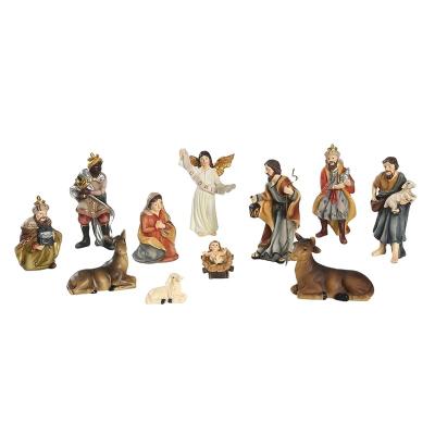 China Other Scene Border Statuette Nativity Christmas Costume Christmas Decoration Resin Religious Ornaments for sale