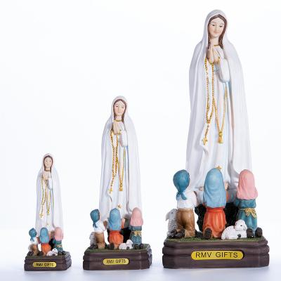 China Europe Religion Opens Our Lady of Grace Figure Doll Stone Statues Resin Catholicism Virgin Mary Custom Statues for sale