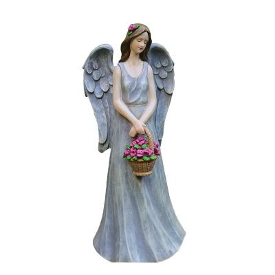 China Items Art Resin Crafts Ornaments of Europe indoor European fairy flower resin decorative girl's room for sale