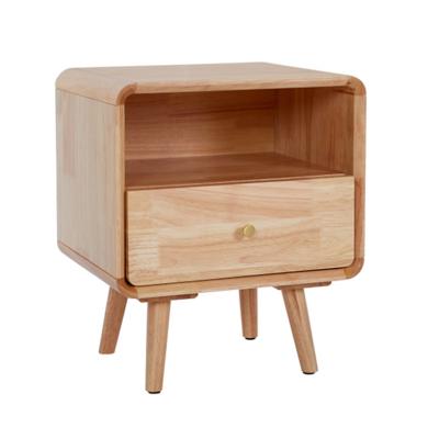 China Xingsheng Modern solid wood simple bedside table bedroom small bedside cabinet storage cabinet for sale